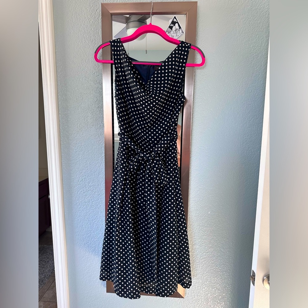 The Limited Polka Dot Midi Dress